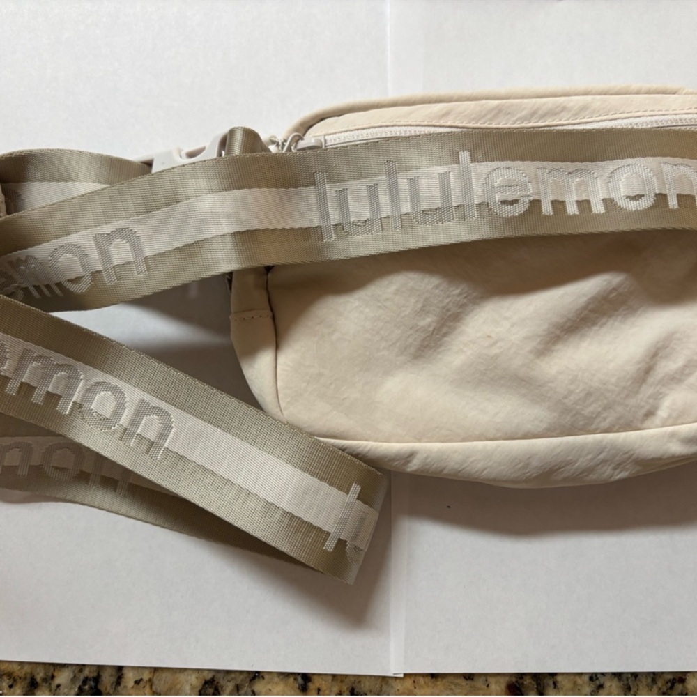 Lululemon Cream Crossbody Bag